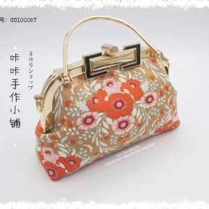 手提斜挎两用口金包