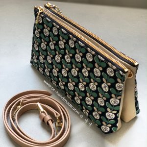 double zip wristlet